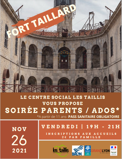 Soirée Parents - Ados • Centre social et socioculturel Les Taillis de Bron